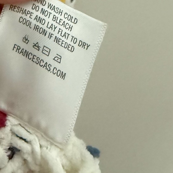 Francesca’s Mi Ami Colorful White Chenille Katie Confetti Long Cardigan - Picture 11 of 11